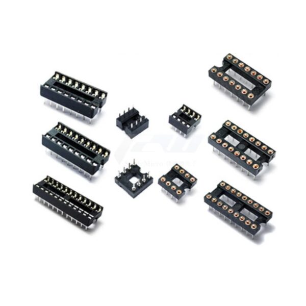 Socket Base para circuito integrado 28/18/16 pines
