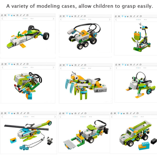 WeDo-Juego de construcción de robótica, juguetes educativos, nuevo, 2,0 - Imagen 10