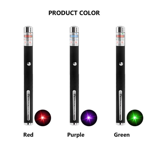 Apuntador Alta Potencia Puntero Láser Rojo Verde Y Violeta - Imagen 2